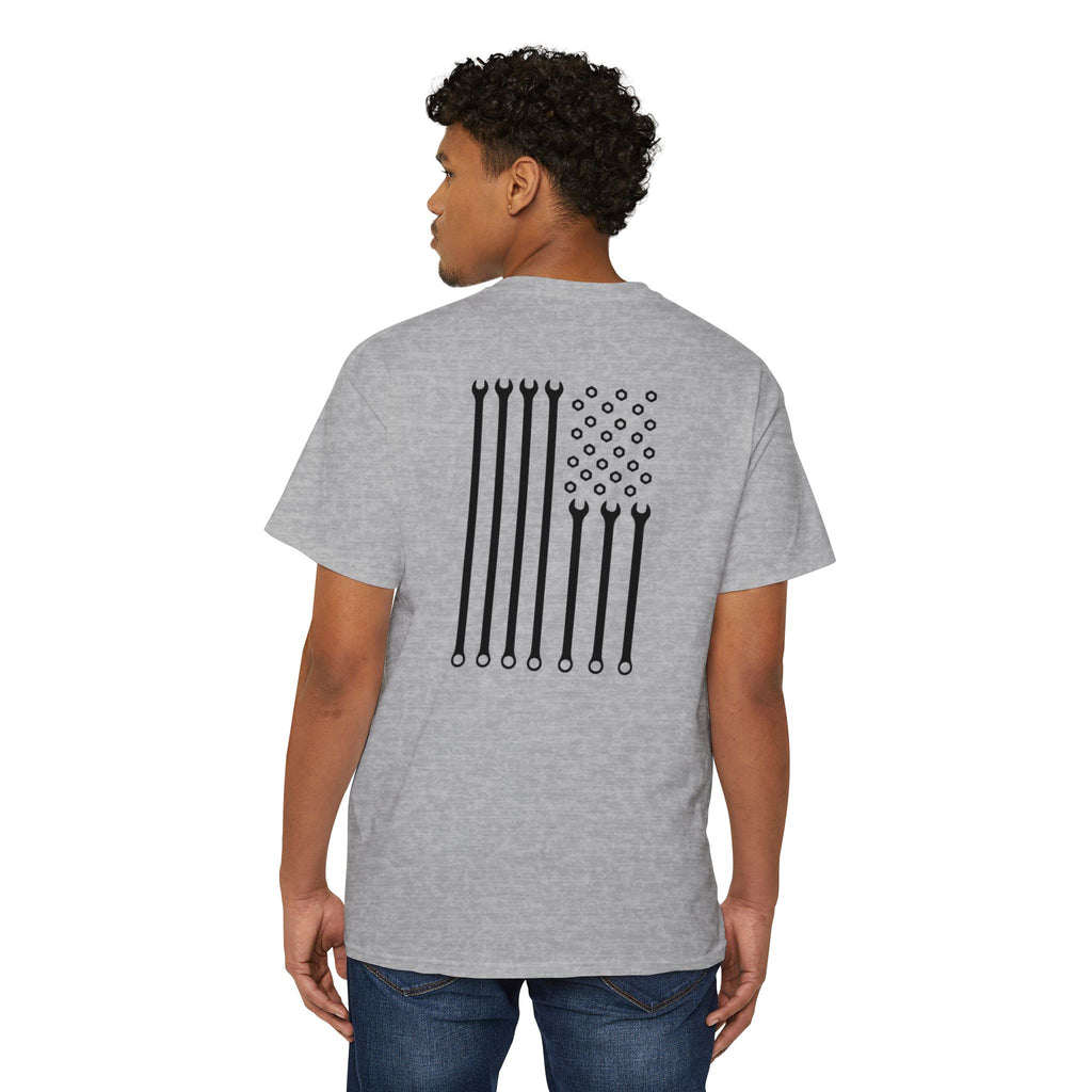 American Wrench Flag Pocket Tee