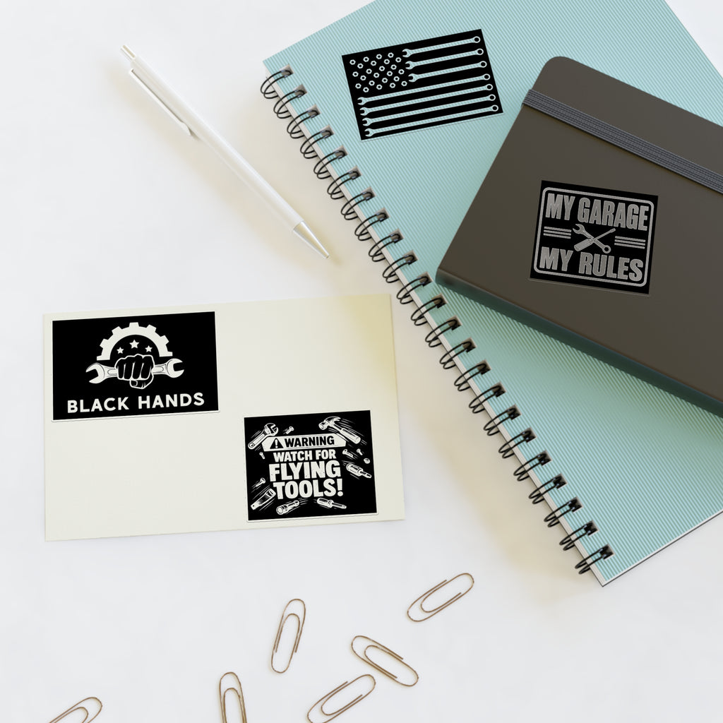 Black Hands Sticker Sheet 6