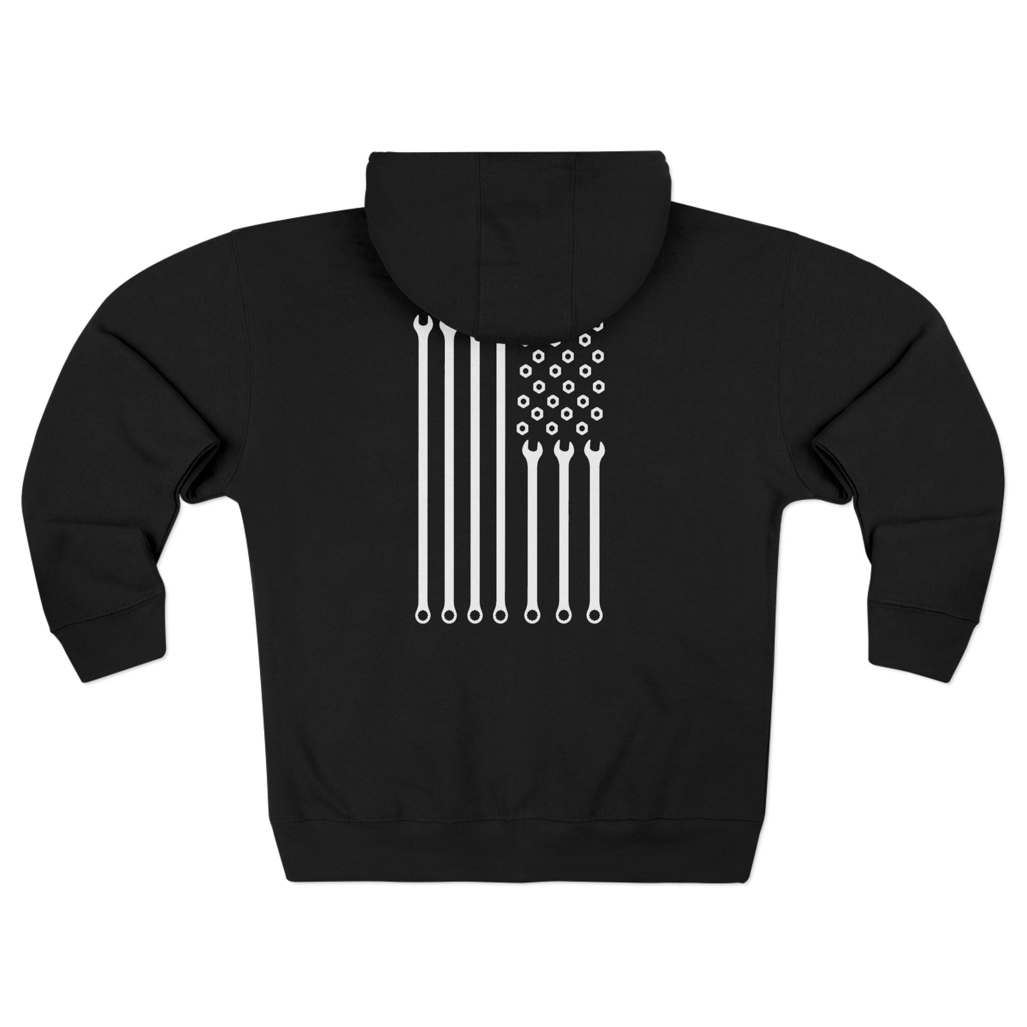American Wrench Flag Zip Hoodie