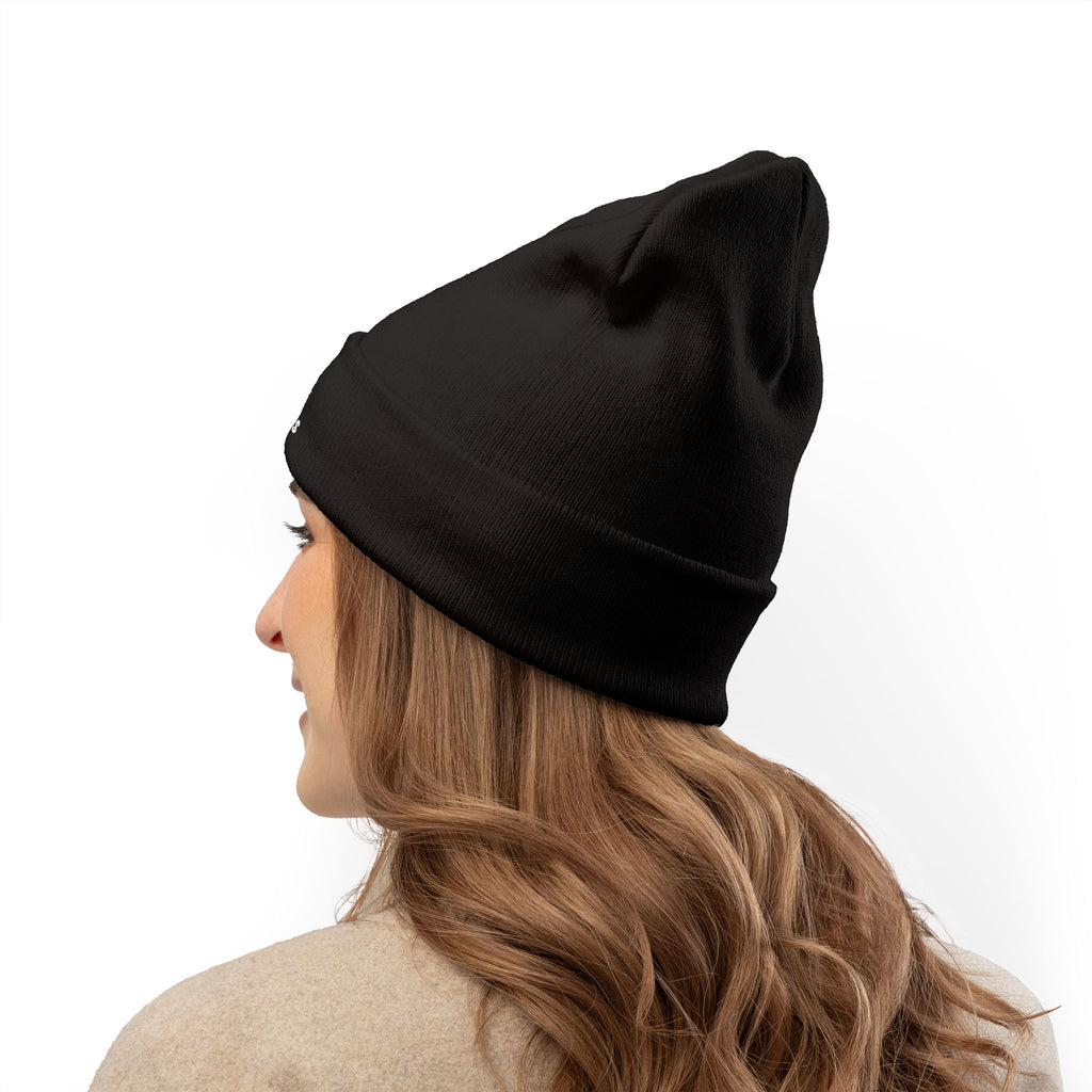 Black Hands Logo Embroidered Knit Beanie