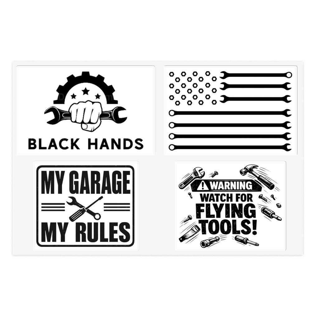 Black Hands Sticker Sheet 2