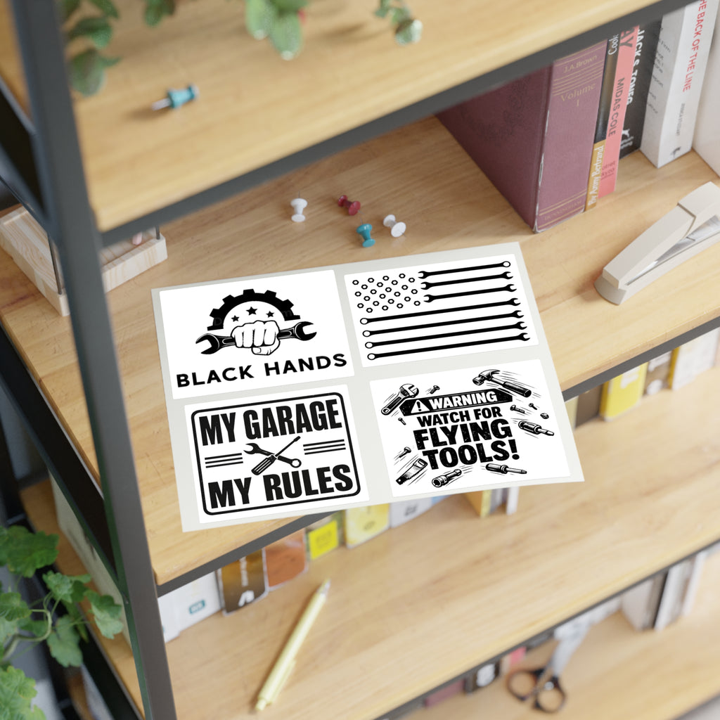 Black Hands Sticker Sheet 2