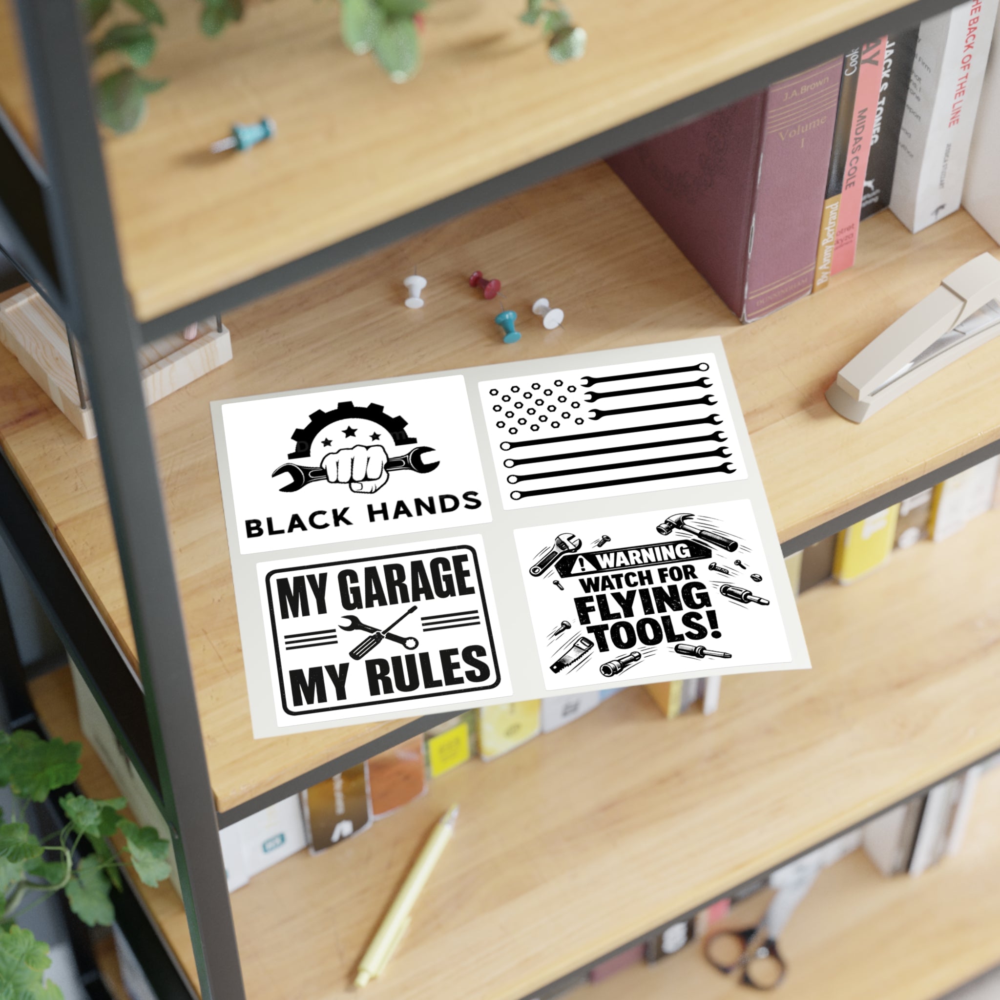 Black Hands Sticker Sheet 2