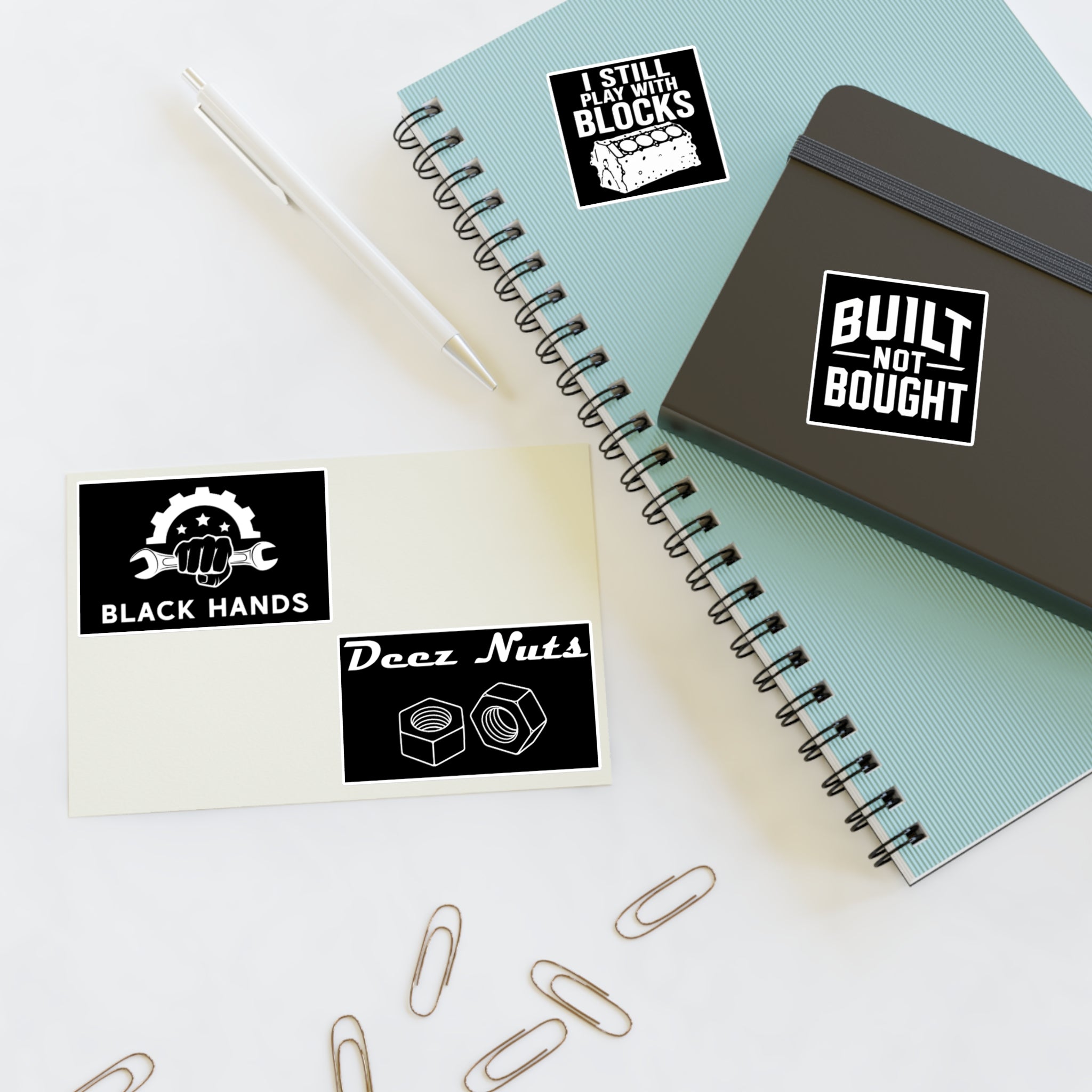 Black Hands Sticker Sheet 7