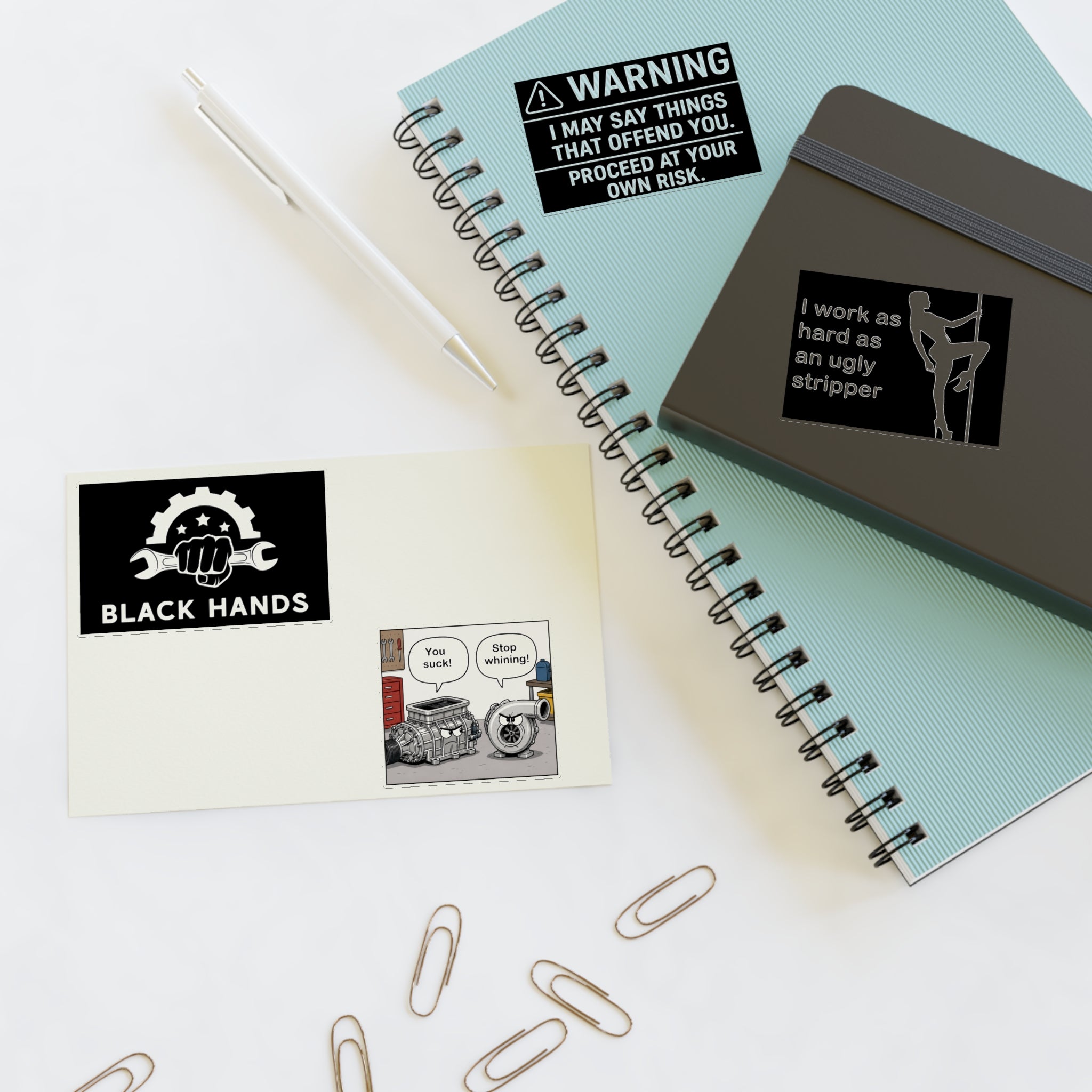 Black Hands Sticker Sheet 5