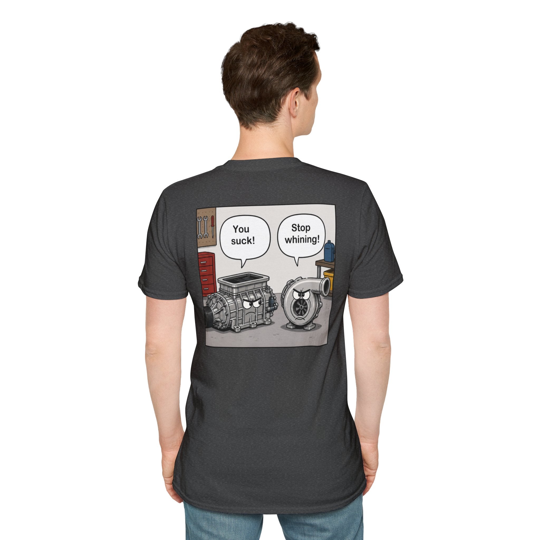 You Suck! / Stop Whining! Cartoon Humor Tee