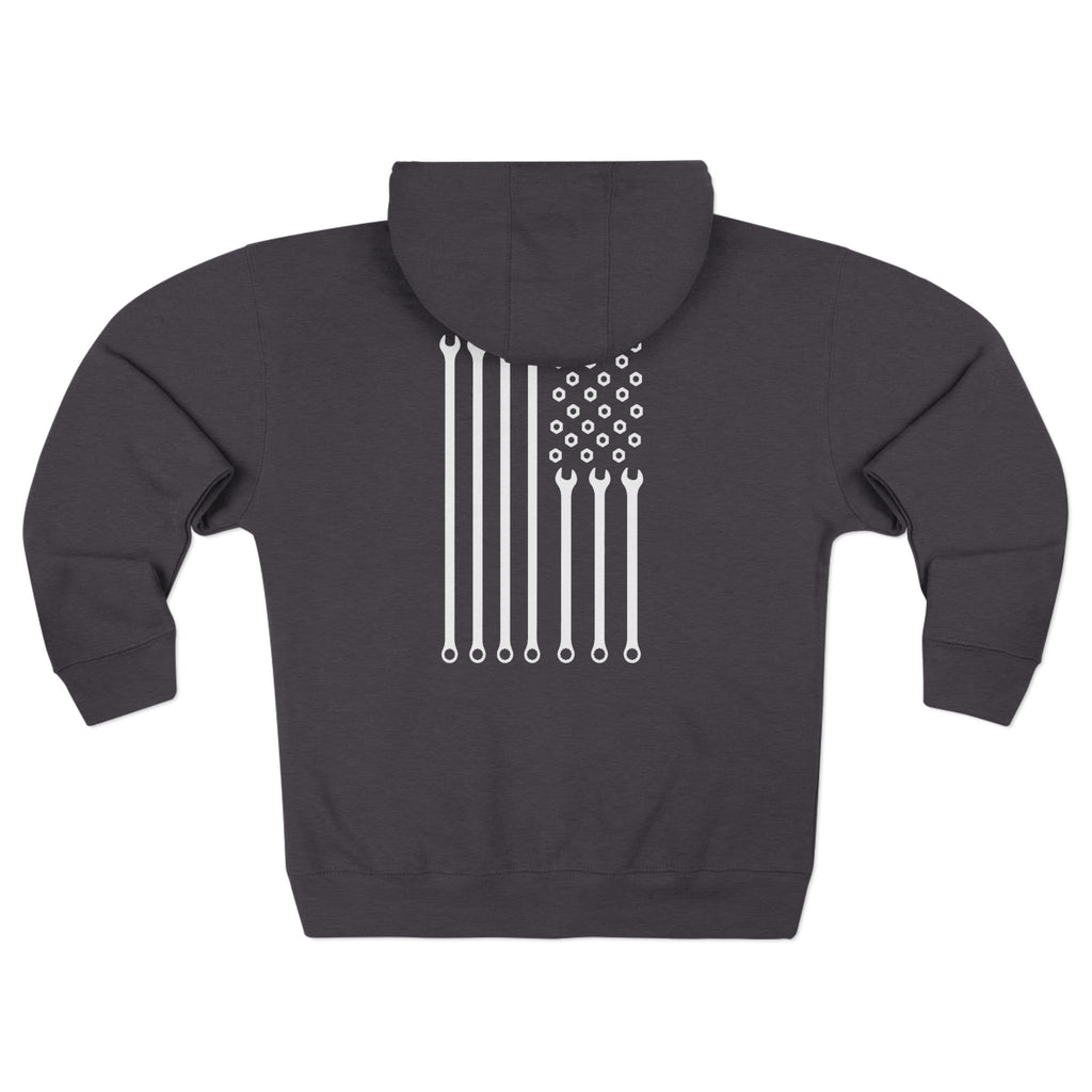American Wrench Flag Zip Hoodie