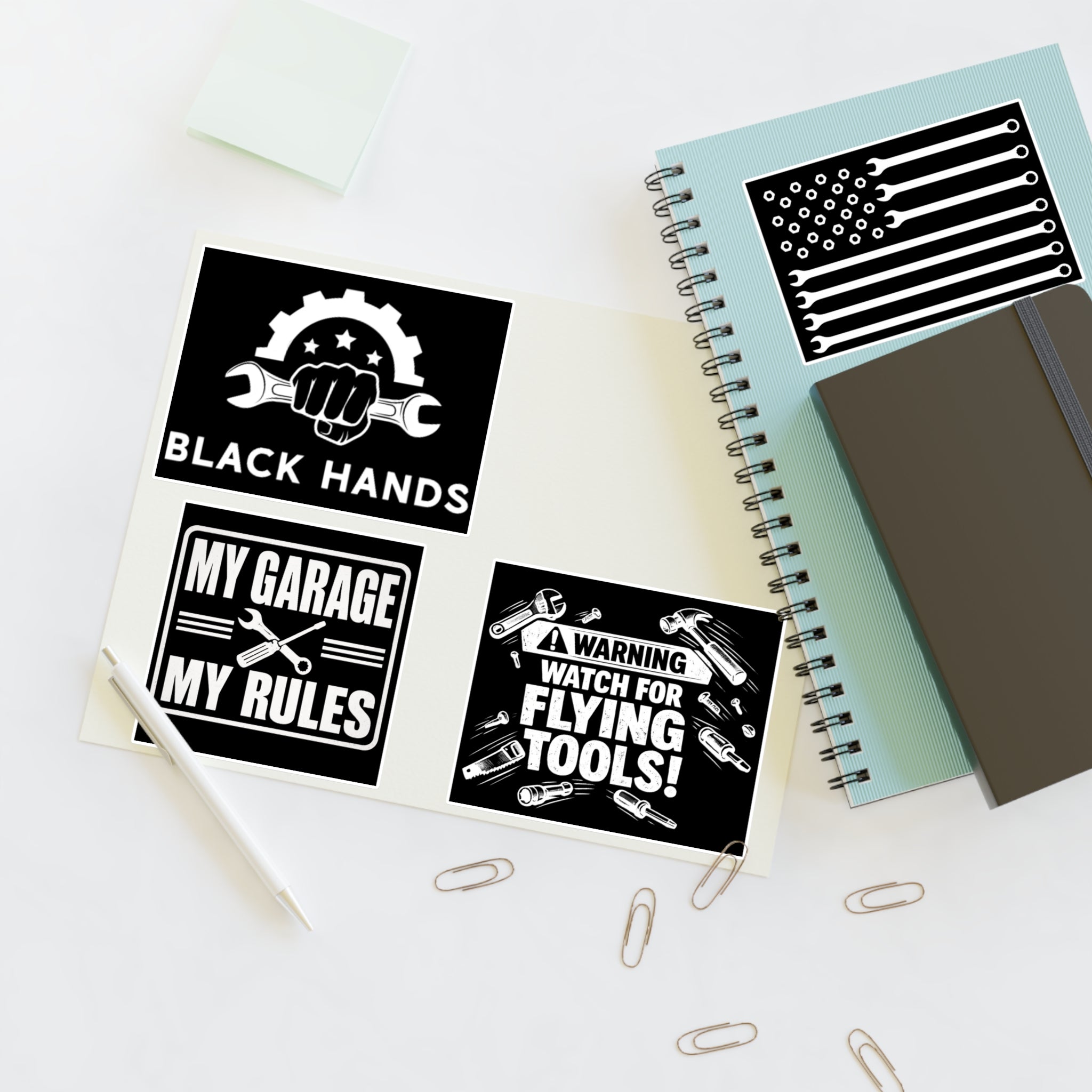 Black Hands Sticker Sheet 6