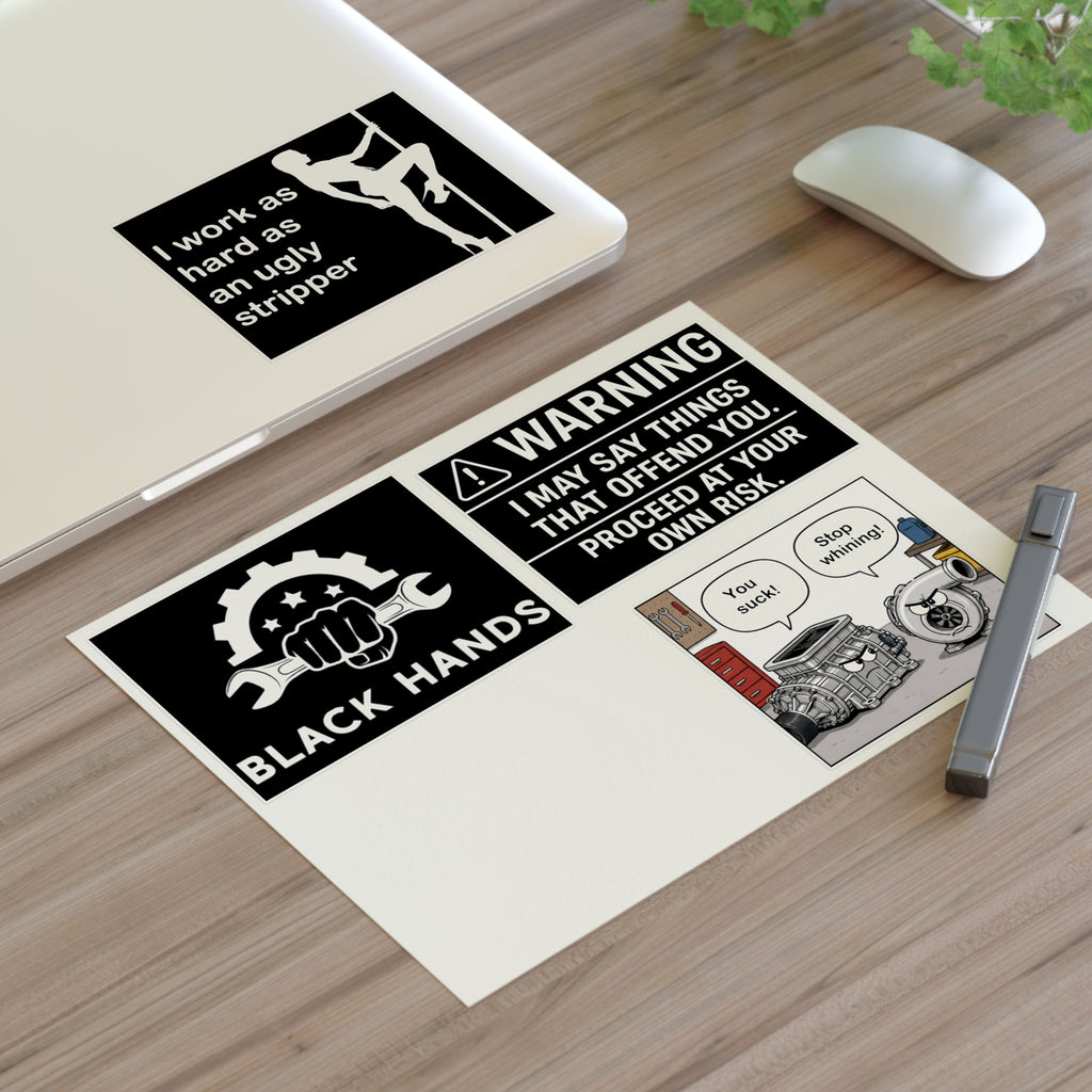 Black Hands Sticker Sheet 5