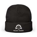 Black Hands Logo Embroidered Knit Beanie