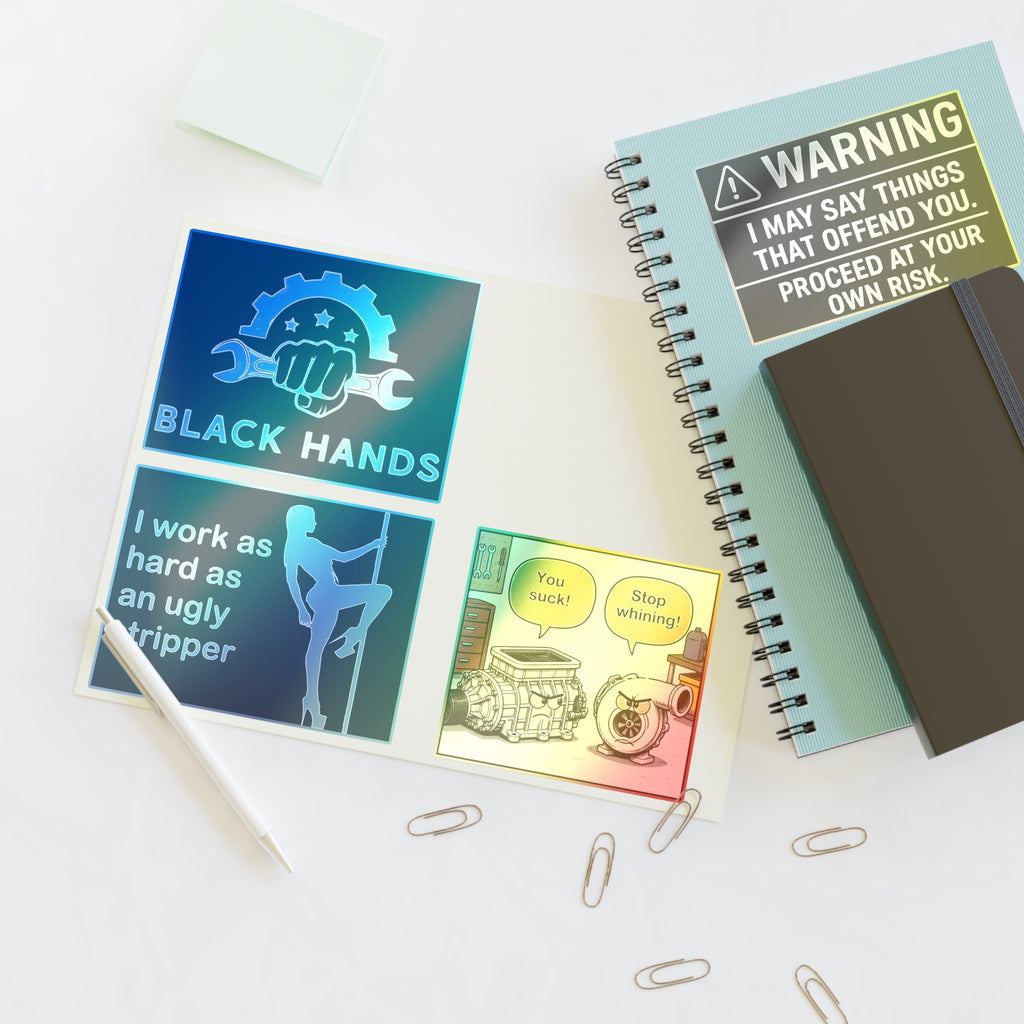 Black Hands Sticker Sheet 5