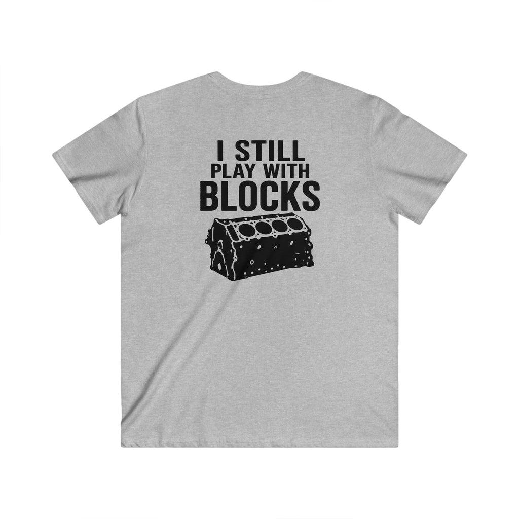 I Still Play With Blocks V-Neck