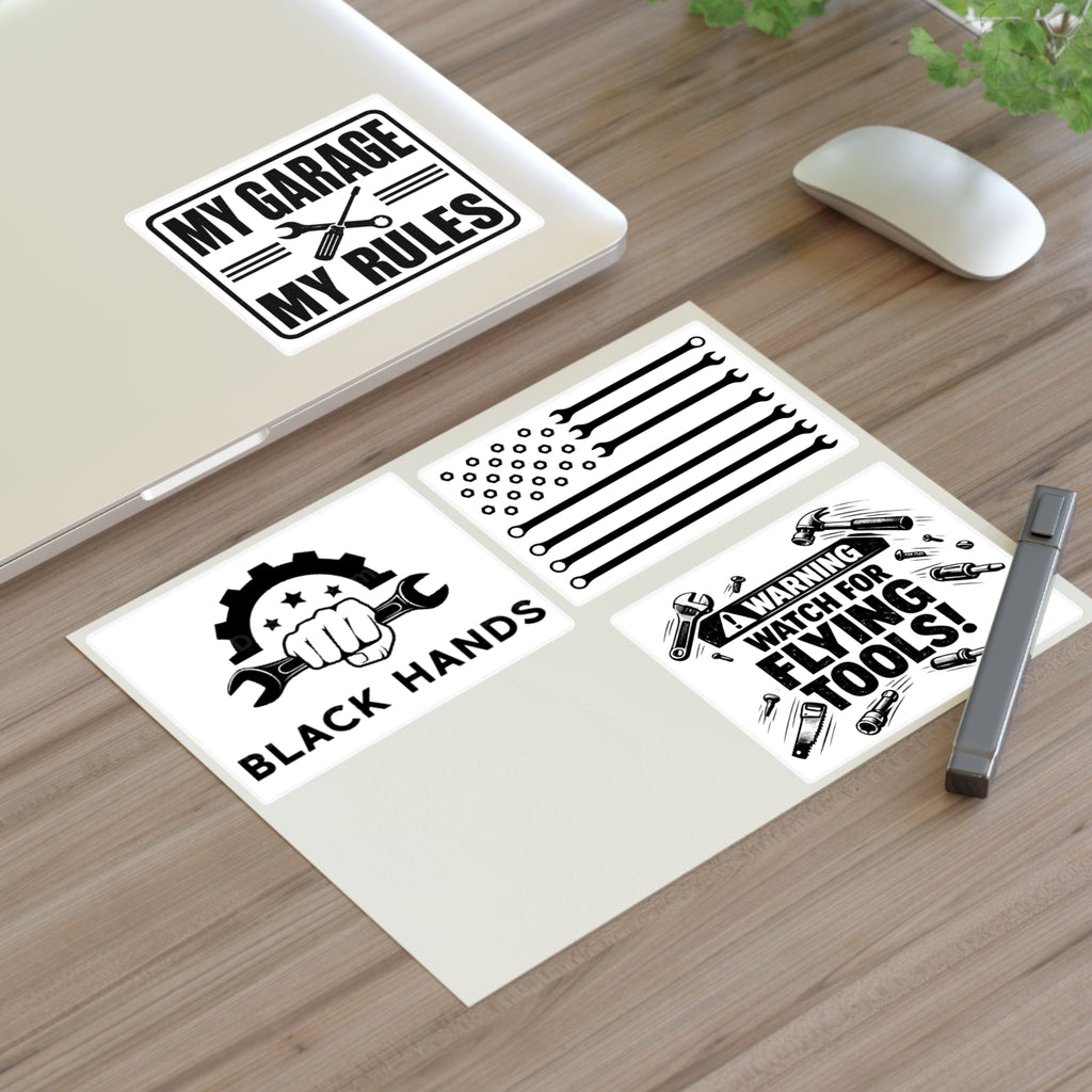 Black Hands Sticker Sheet 2