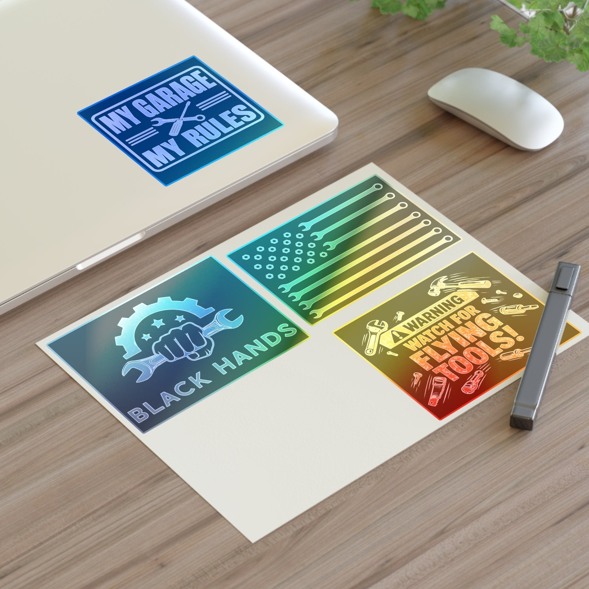 Black Hands Sticker Sheet 6