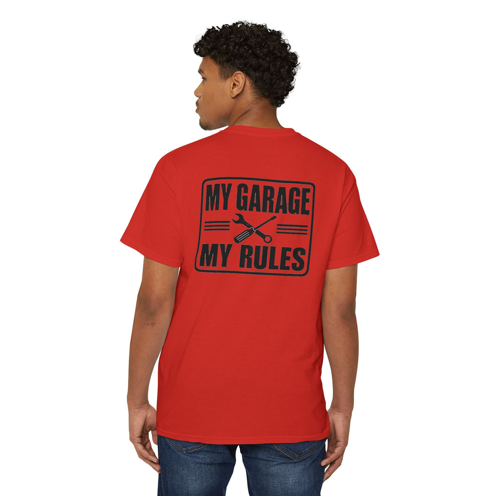 My Garage My Rules Pocket Tee