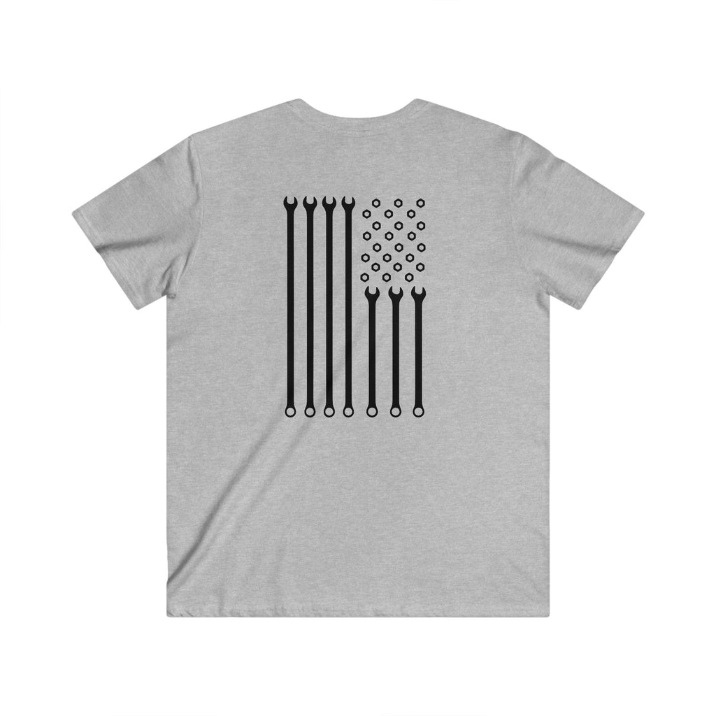 American Wrench Flag V‑Neck