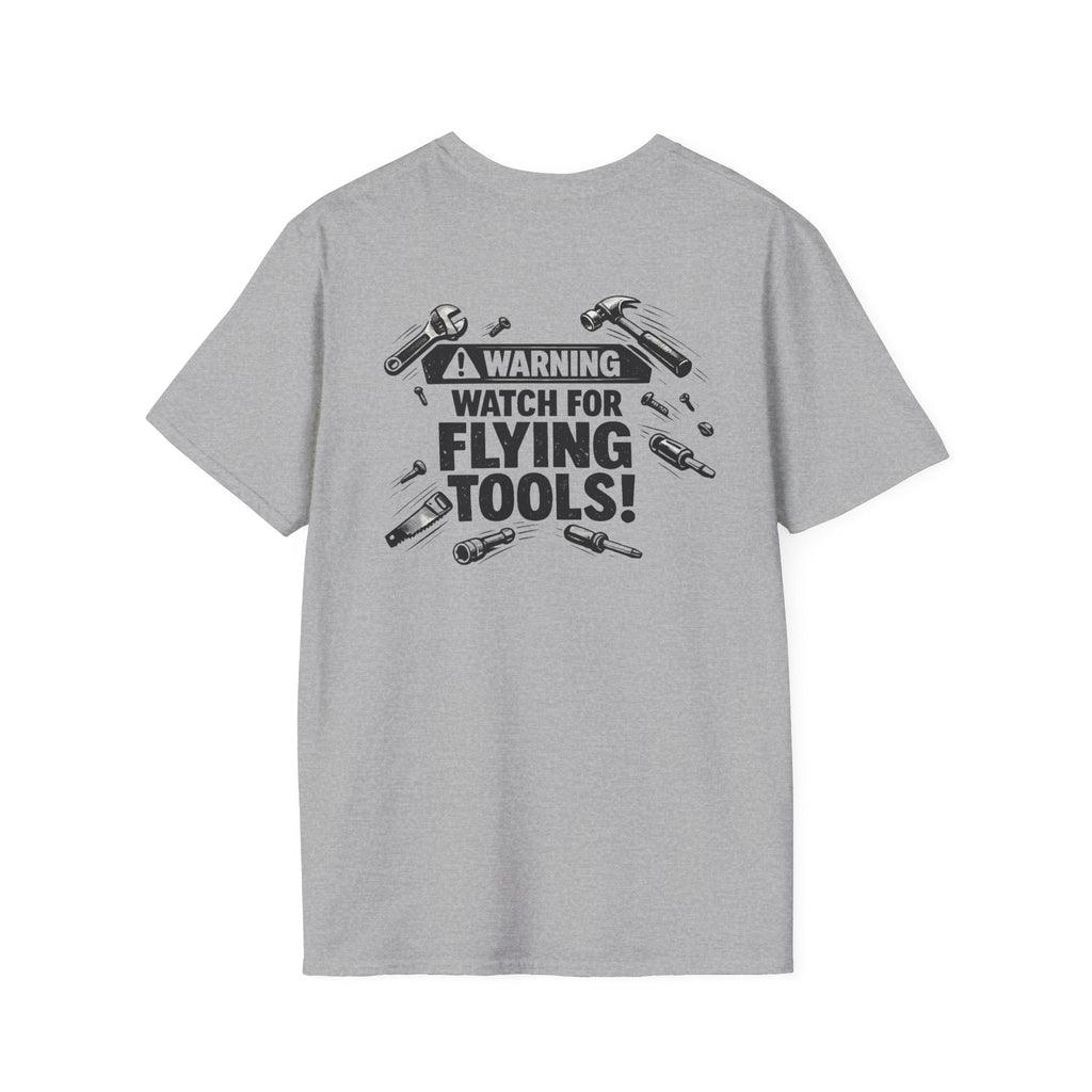 Warning: Watch for Flying Tools! Tee