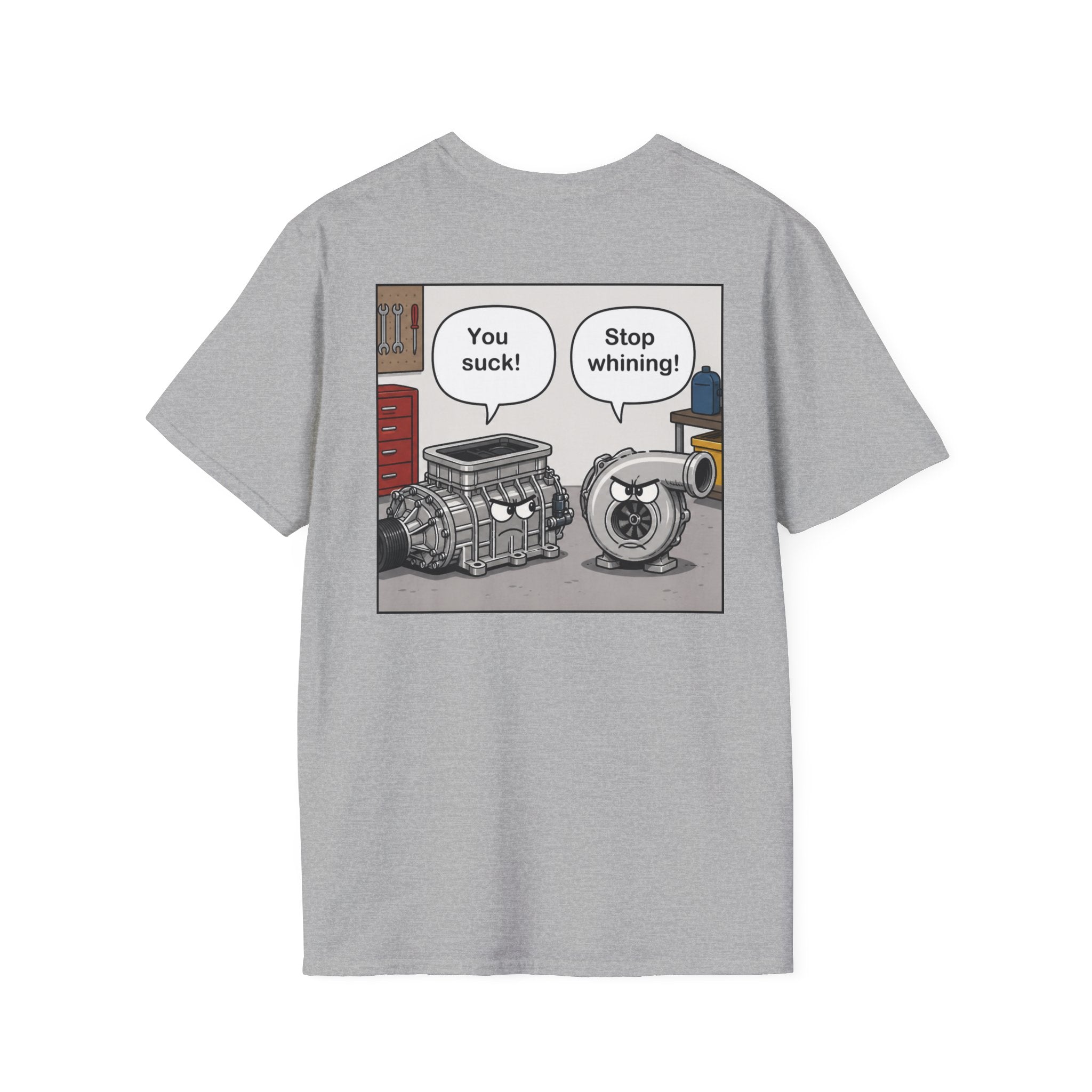 You Suck! / Stop Whining! Cartoon Humor Tee