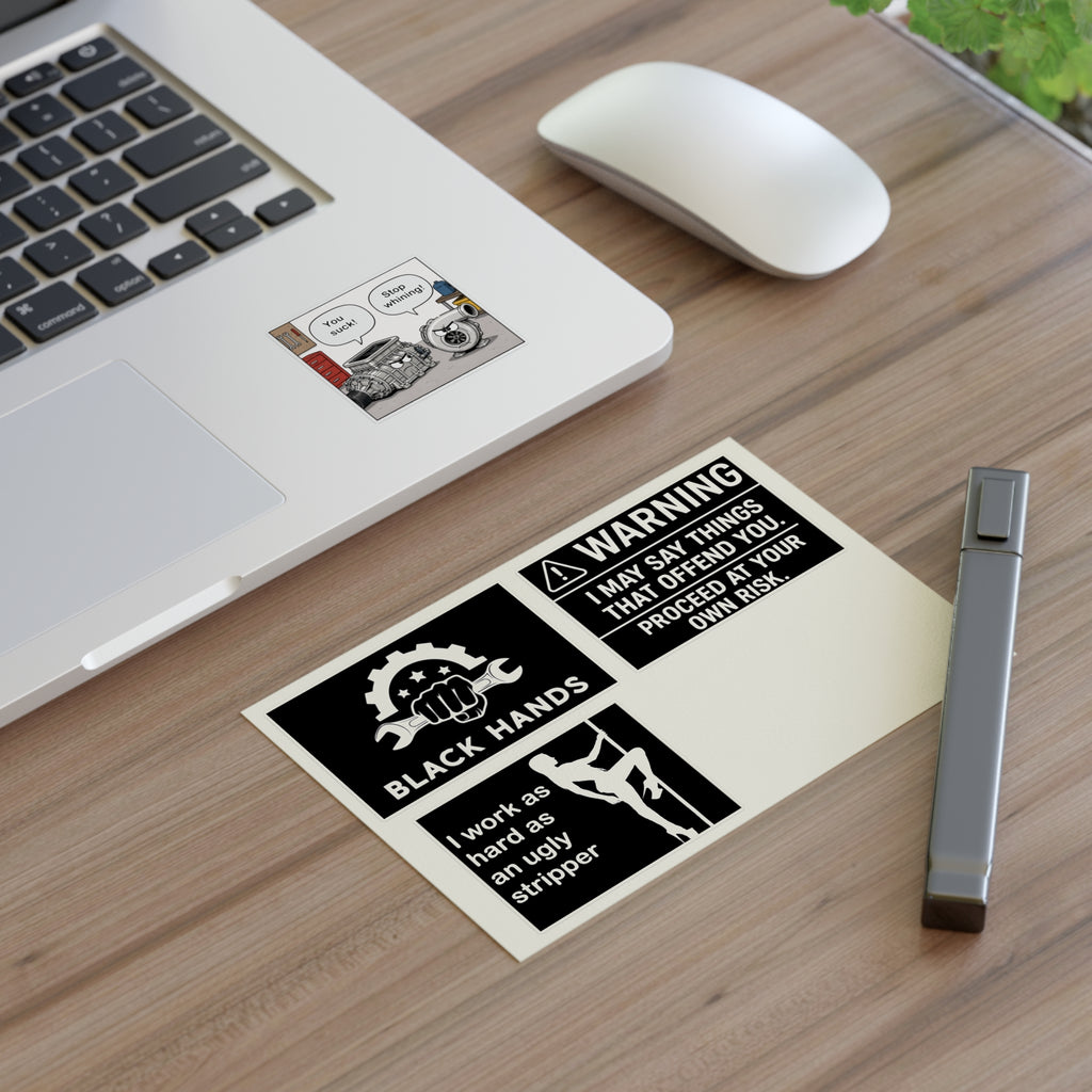 Black Hands Sticker Sheet 5
