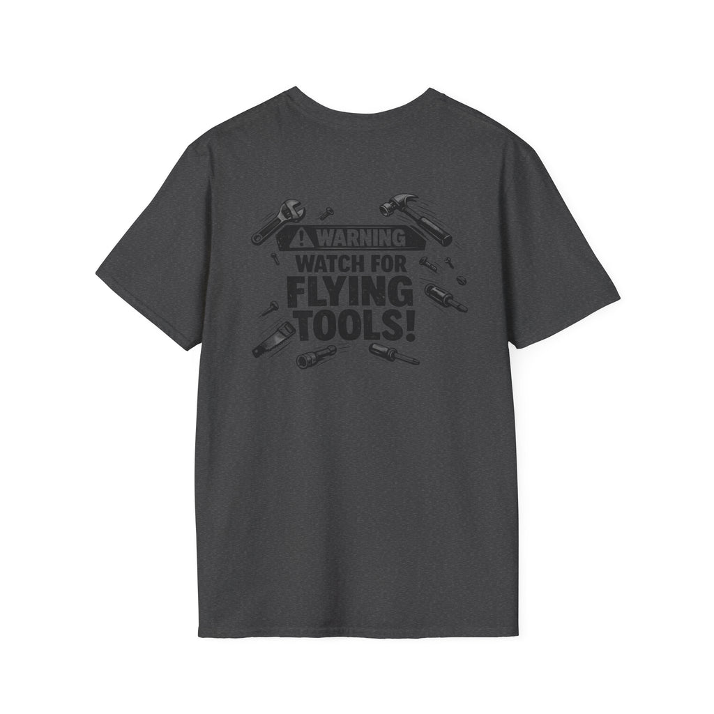 Warning: Watch for Flying Tools! Tee
