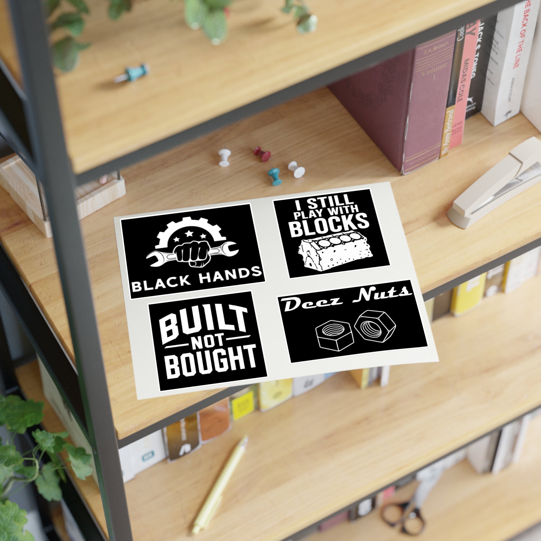Black Hands Sticker Sheet 7