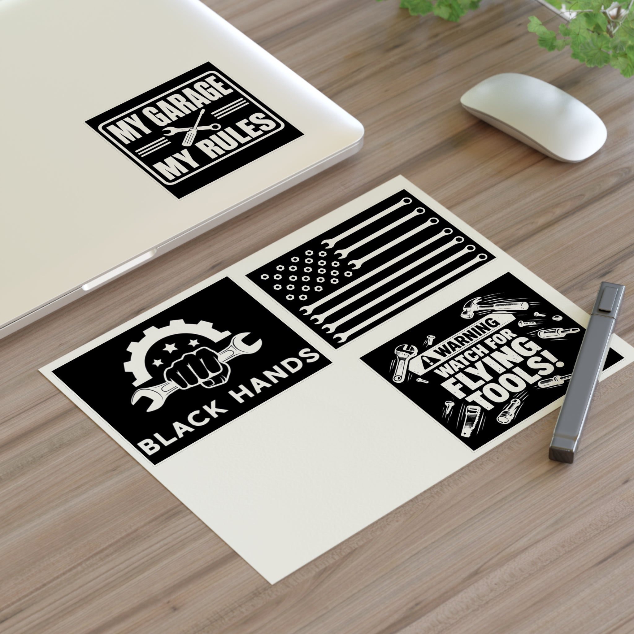 Black Hands Sticker Sheet 6